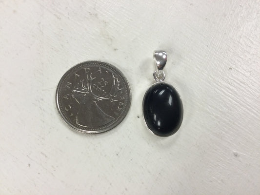 Oval Black Onyx Pendant