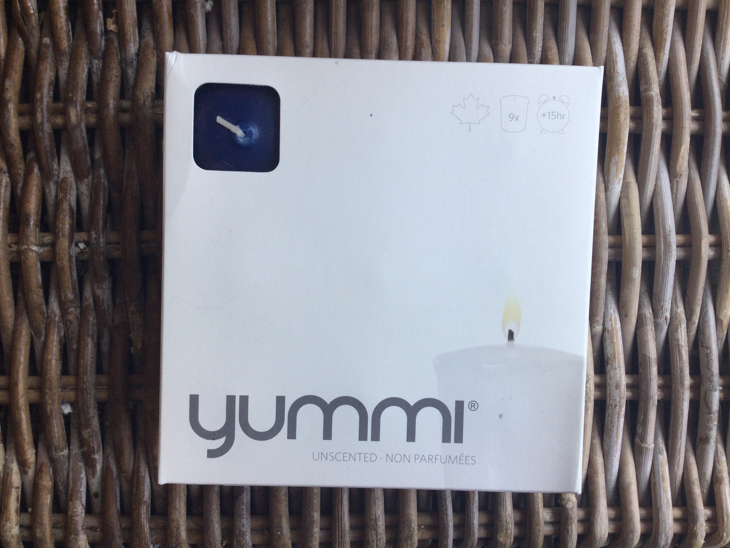 Yummi Unscented Candle Set of 9