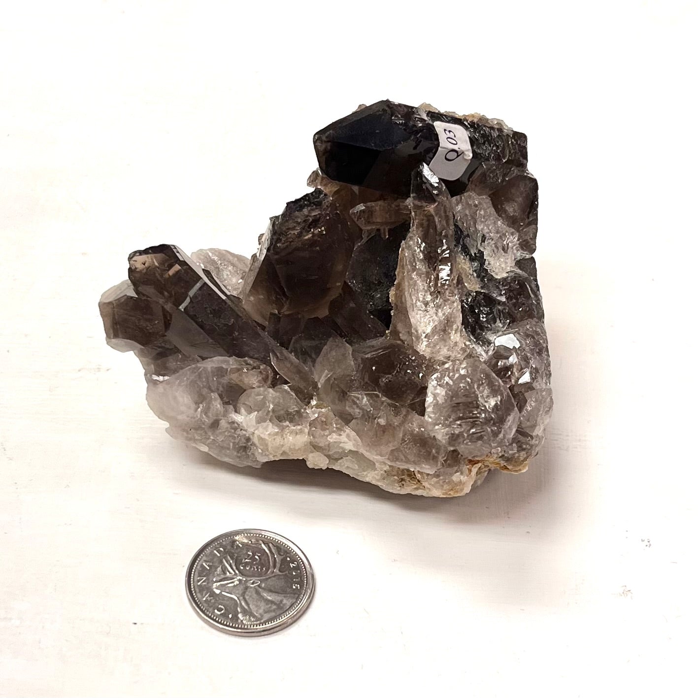 Smoky Quartz Cluster 310g