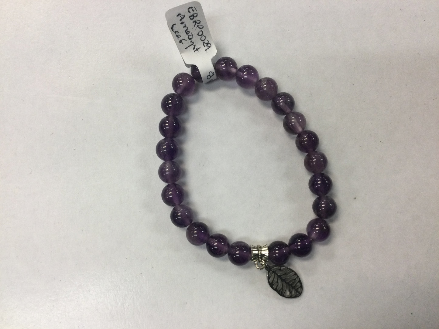 Amethyst Bracelet with Charm