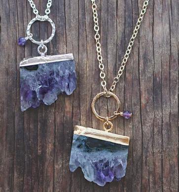 Amethyst Shard Necklace