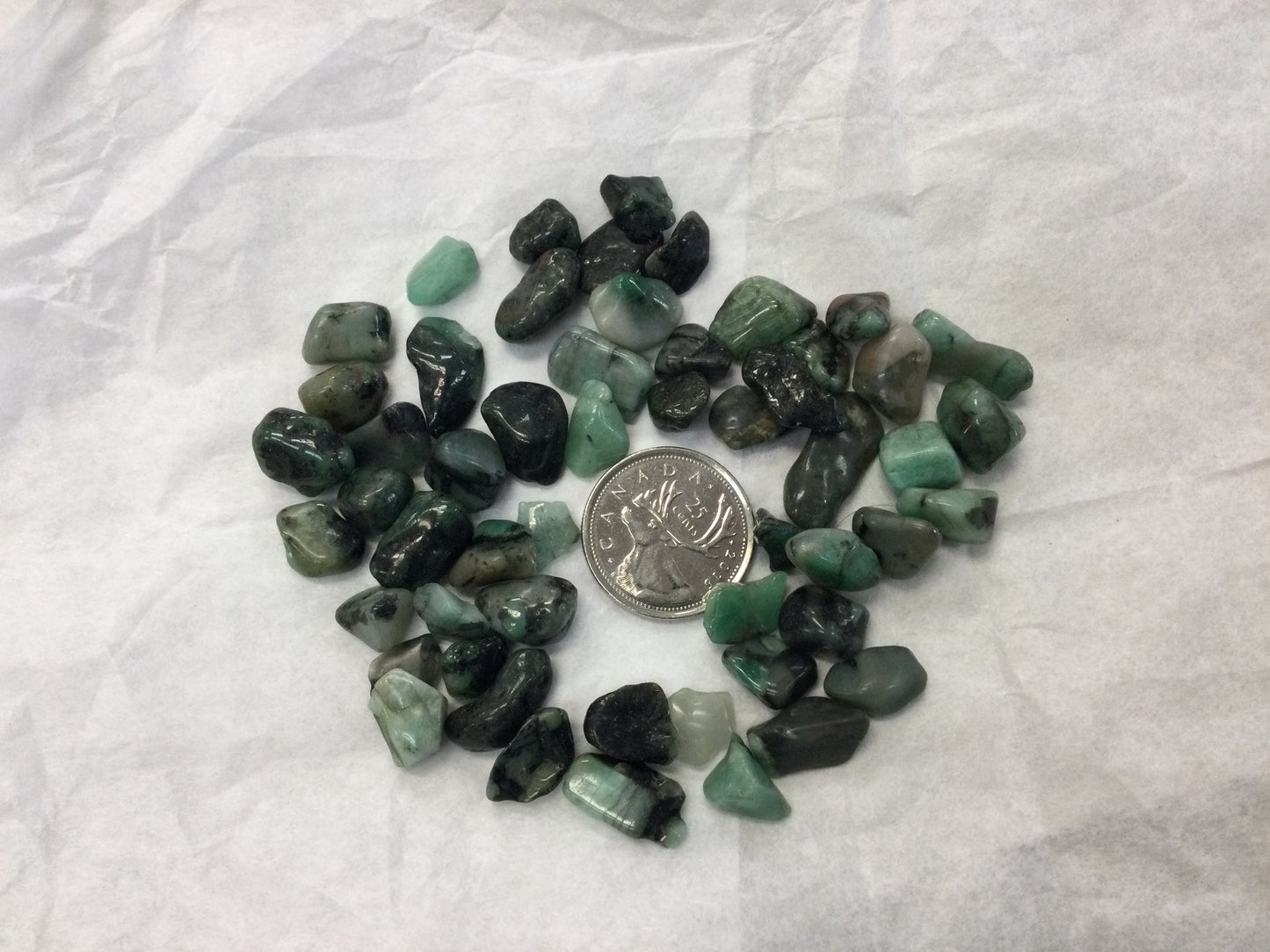 Tiny Tumbled Emerald