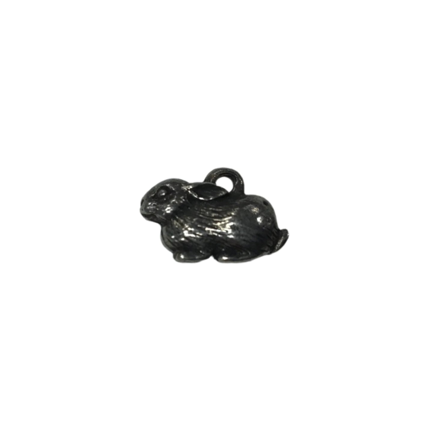 Small pewter rabbit pendant