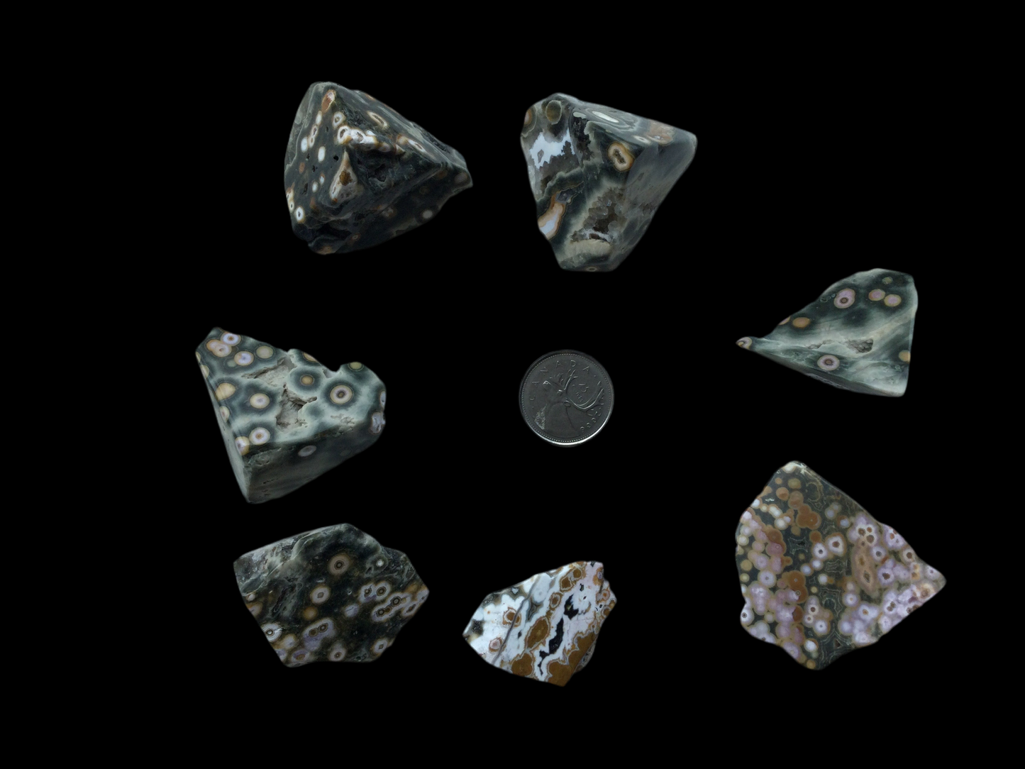 Ocean Jasper Semi Polished