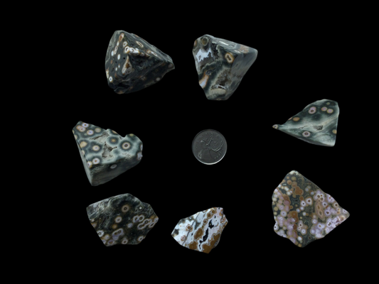 Ocean Jasper Semi Polished