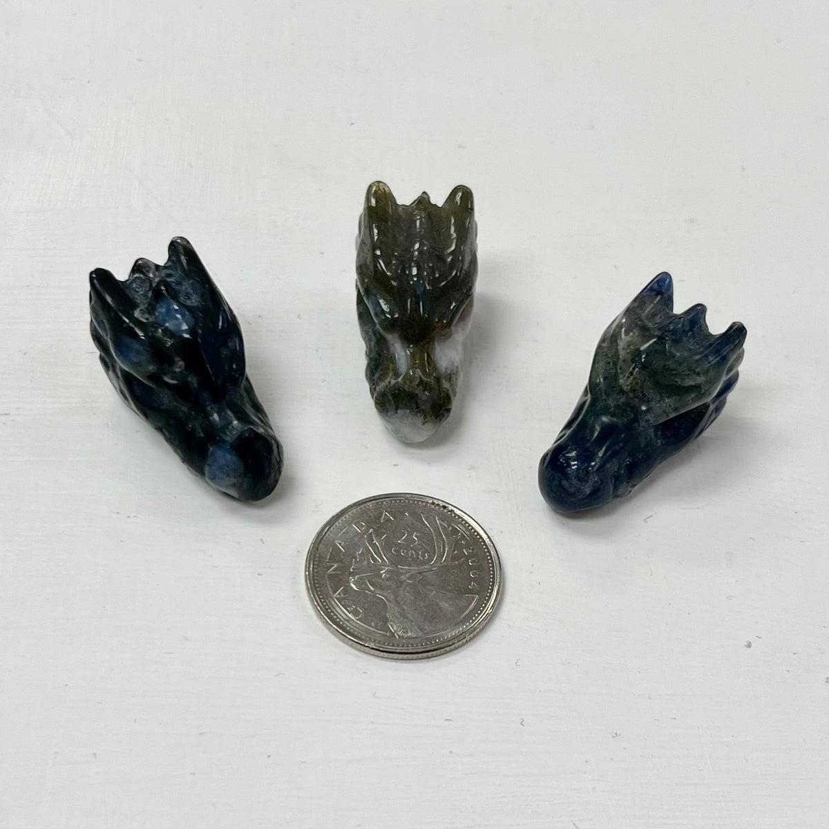 Small Dragon Heads (Various Stones)