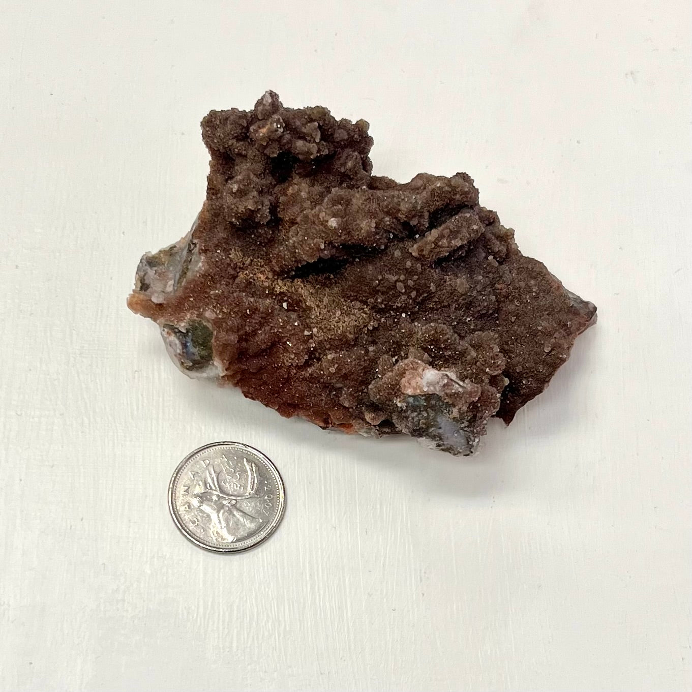 Dogtooth Calcite Druzy Cluster 175g