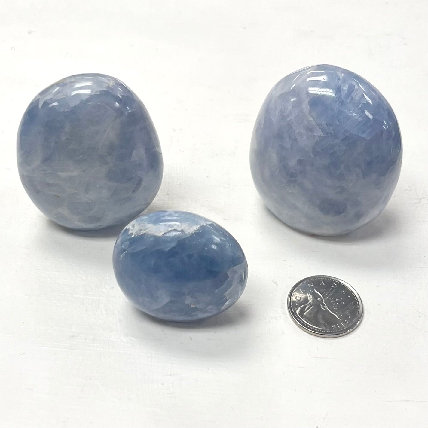 Blue Calcite Freeforms (Self-Standing)