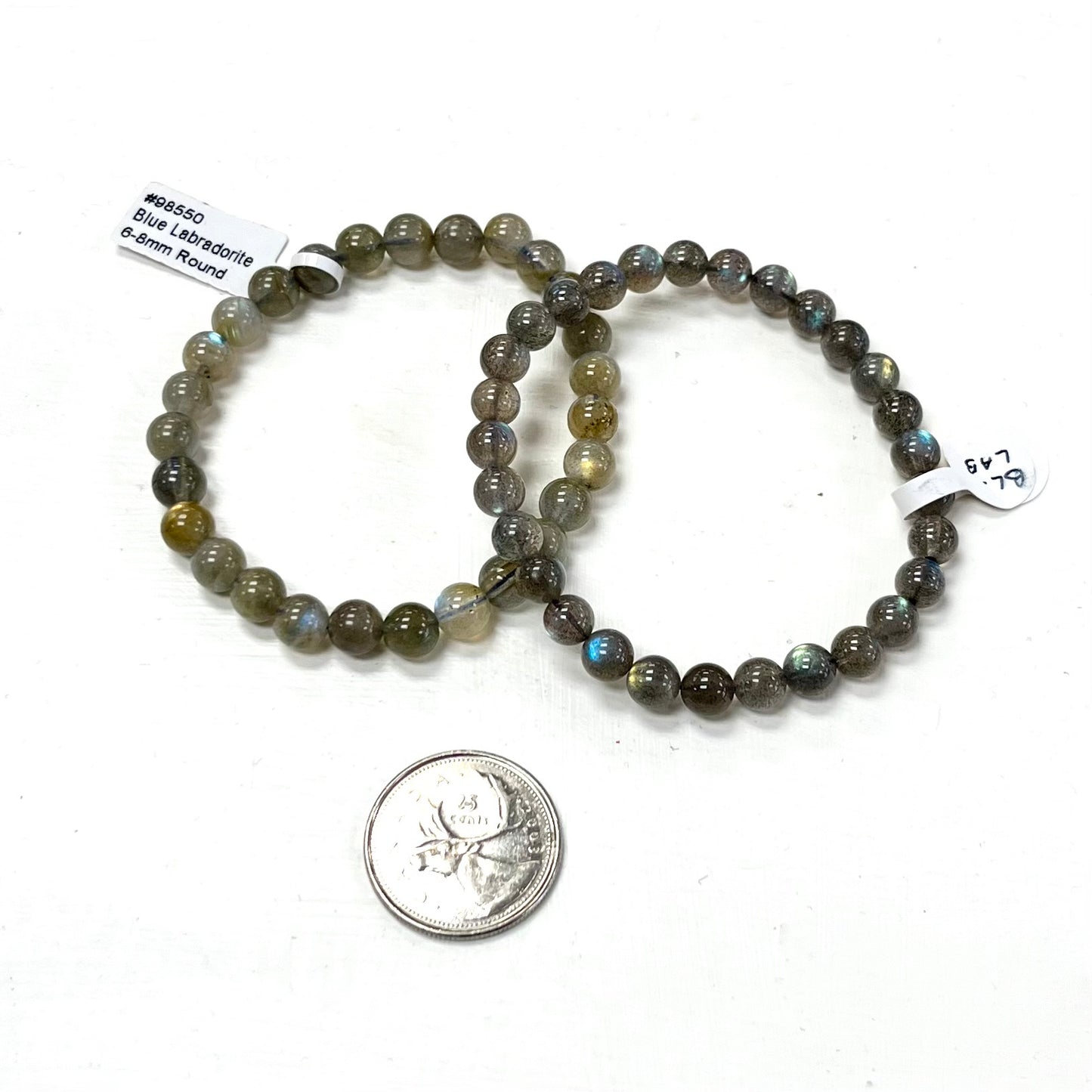 High Grade Blue Labradorite Bracelet 6mm