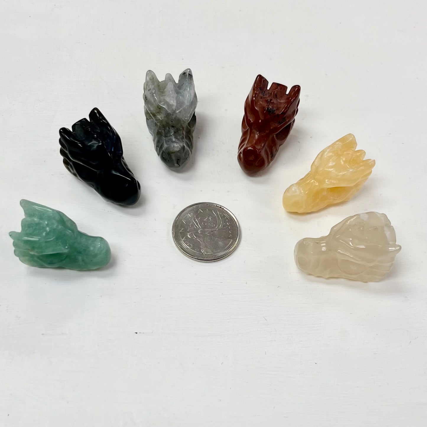 Small Dragon Heads (Various Stones)