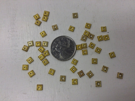 Gold Plated Spacer Bead