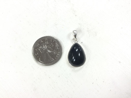 Teardrop Black Onyx Pendant
