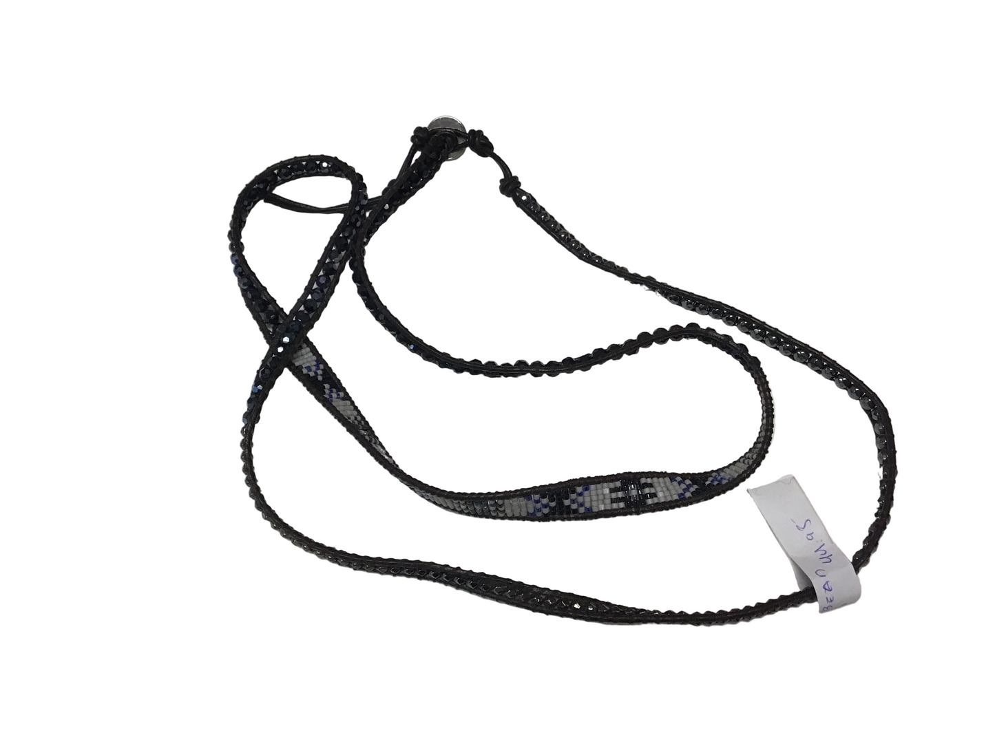 Hematite Glass Bead Wrist Wrap