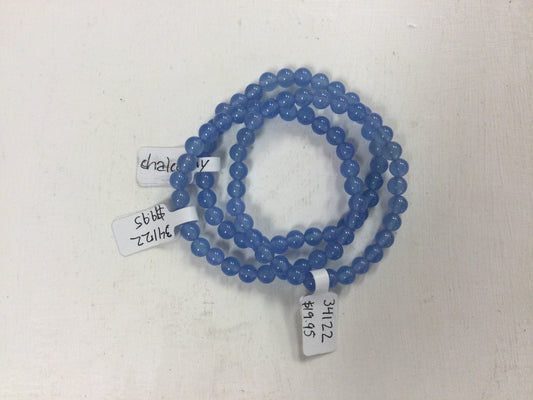 Chalcedony 6mm Bracelet