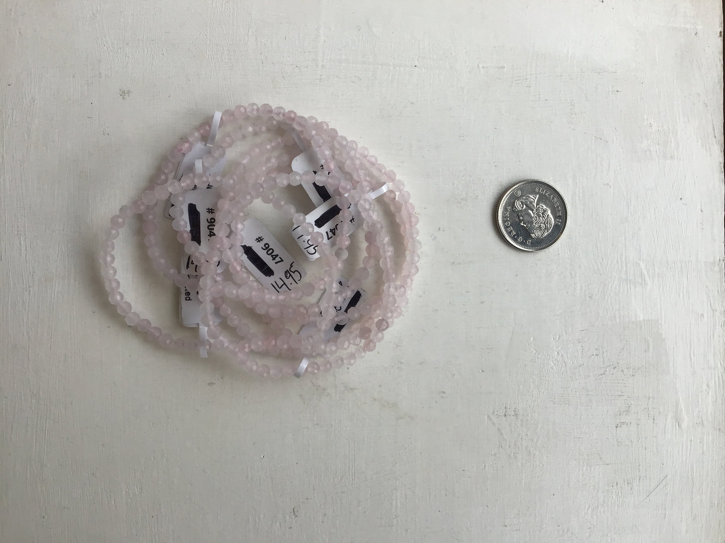 Faceted Rose Quartz Bracelet