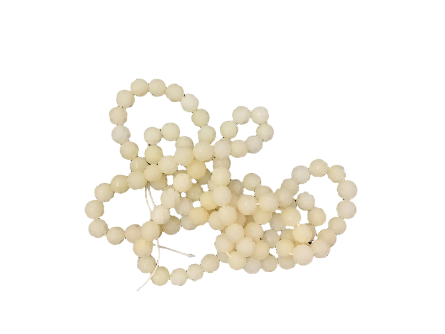 11mm Natural White Bodhi Lotus Beads