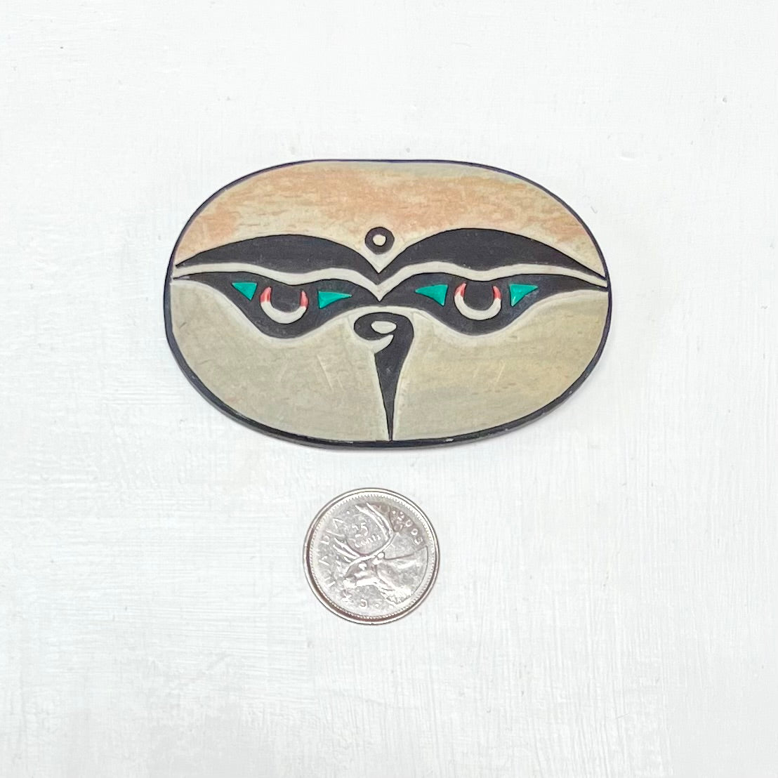 Eye of Buddha Meditation Stone