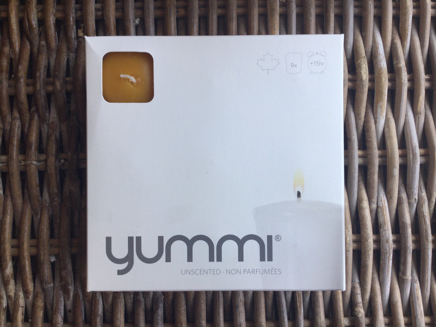Yummi Unscented Candle Set of 9