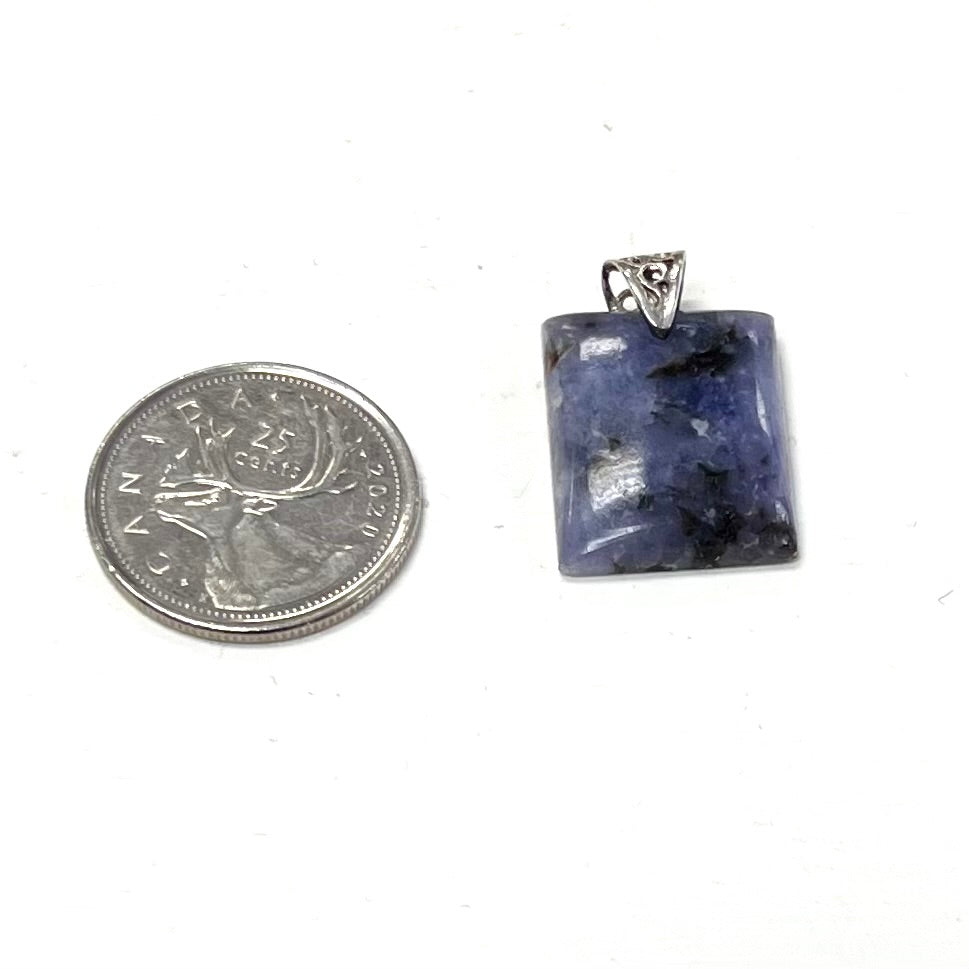 Blue Scapolite Pendant