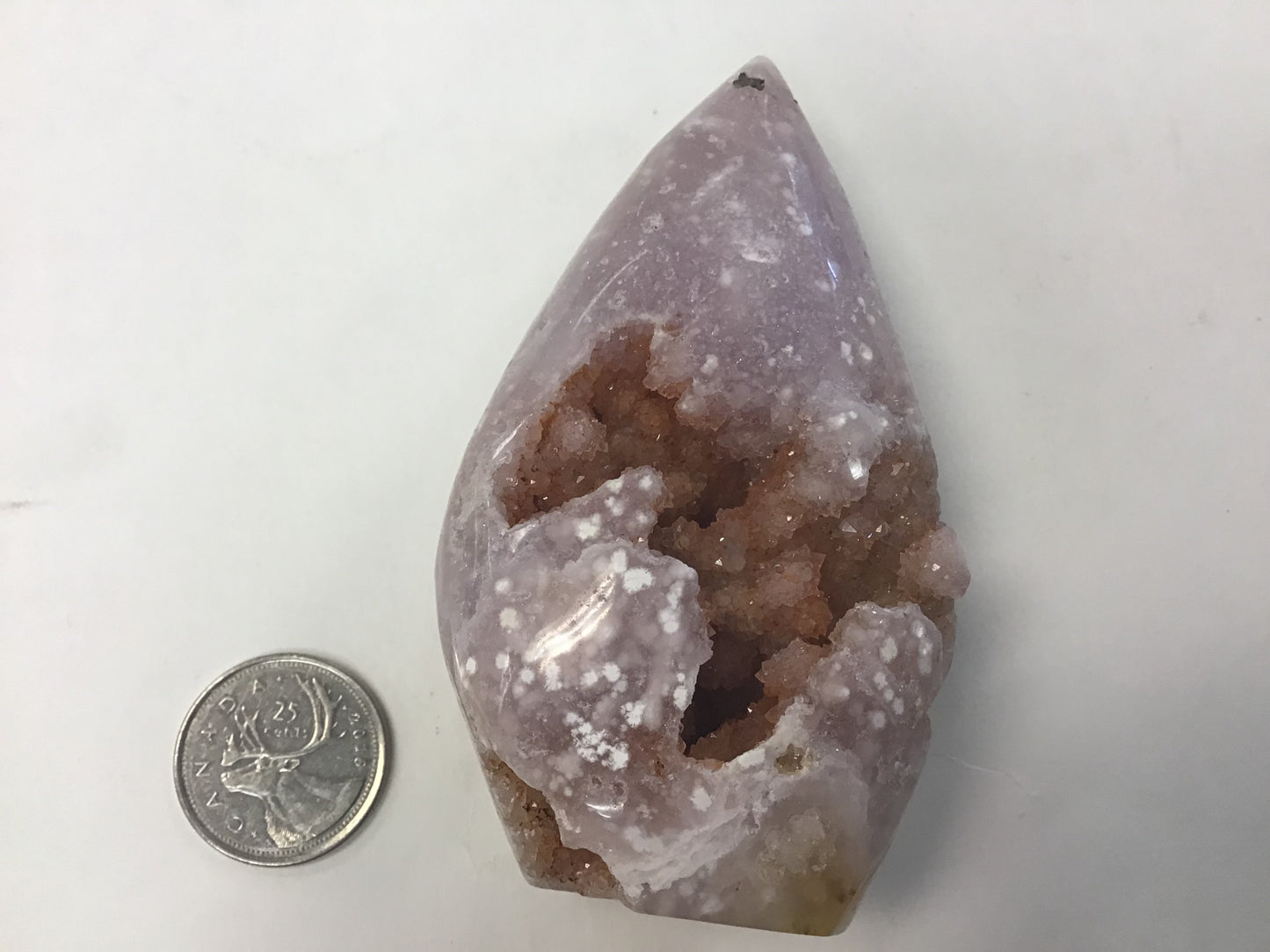 Pink Amethyst Flower Agate Quartz Self Standing