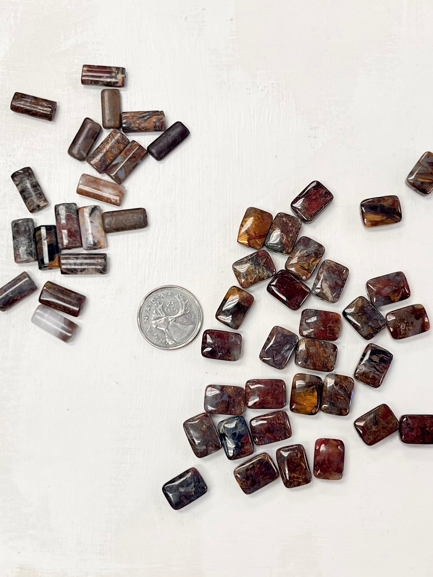 Rectangular Pietersite Beads