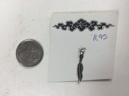 Silver Feather Charm/Pendant