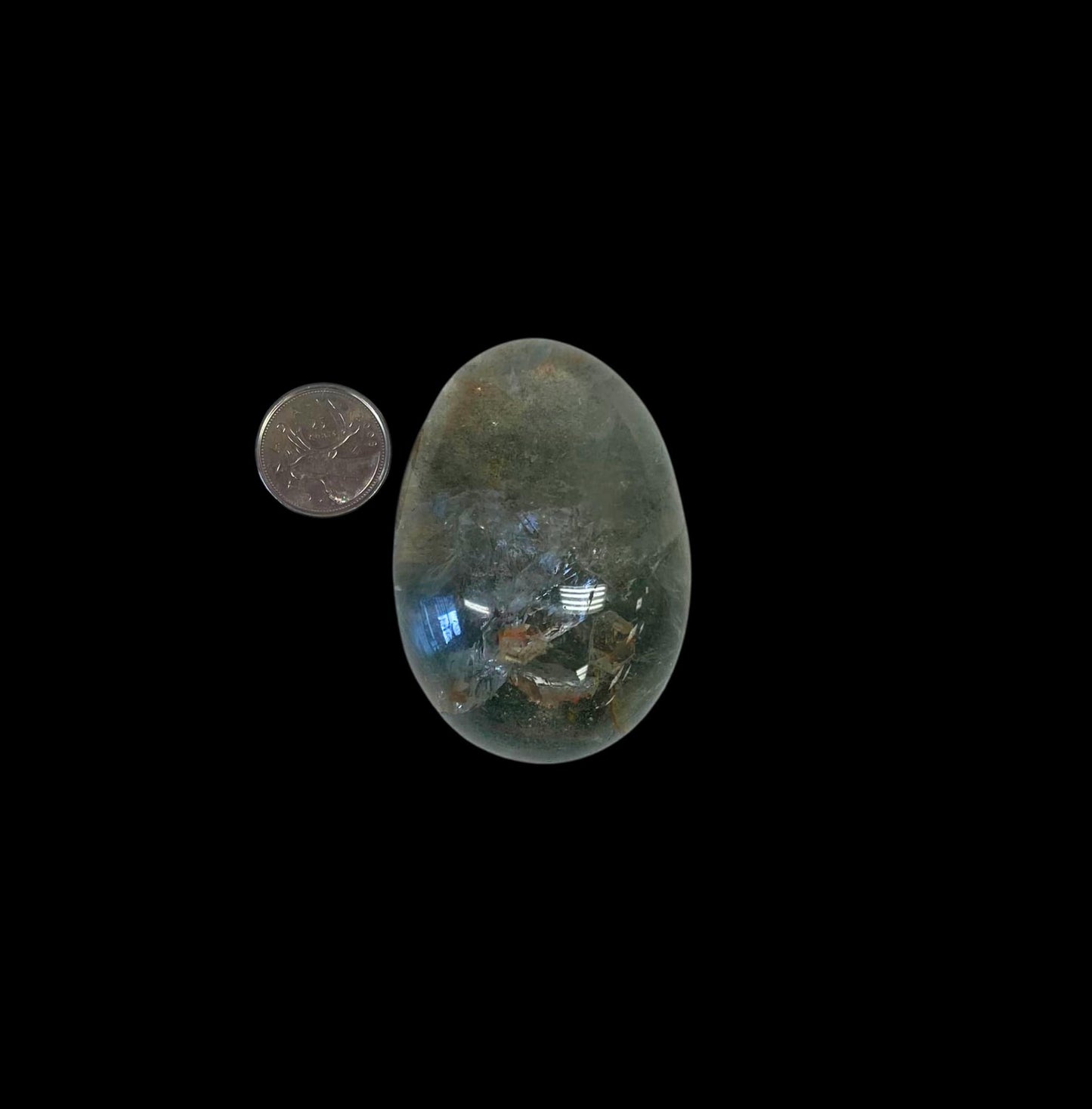 Shaman Quartz Freeform Palm Stone