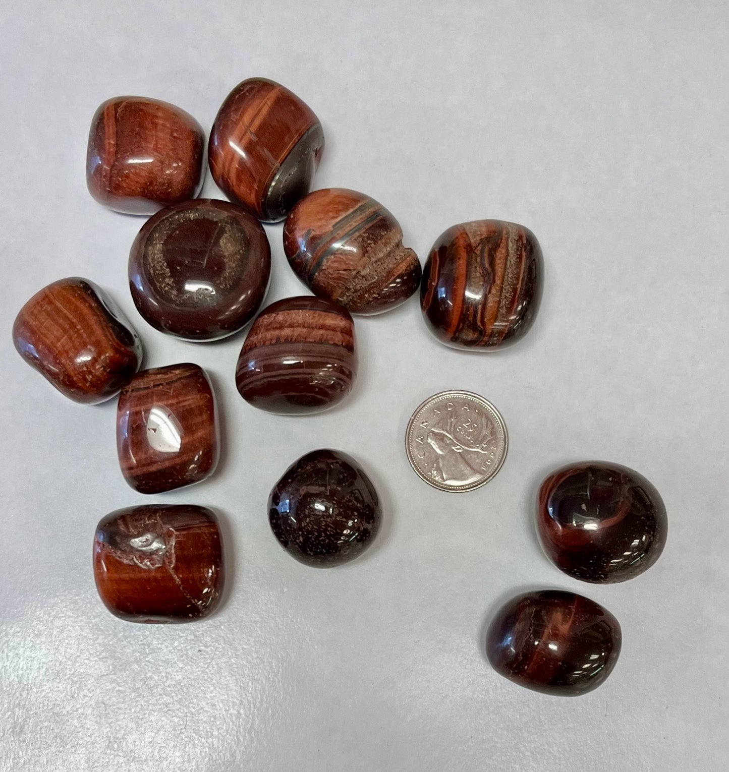 Red Tiger Eye Tumbled Large