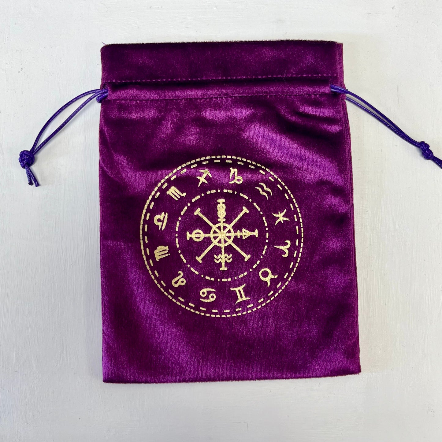 Purple Velvet Tarot Storage Bag