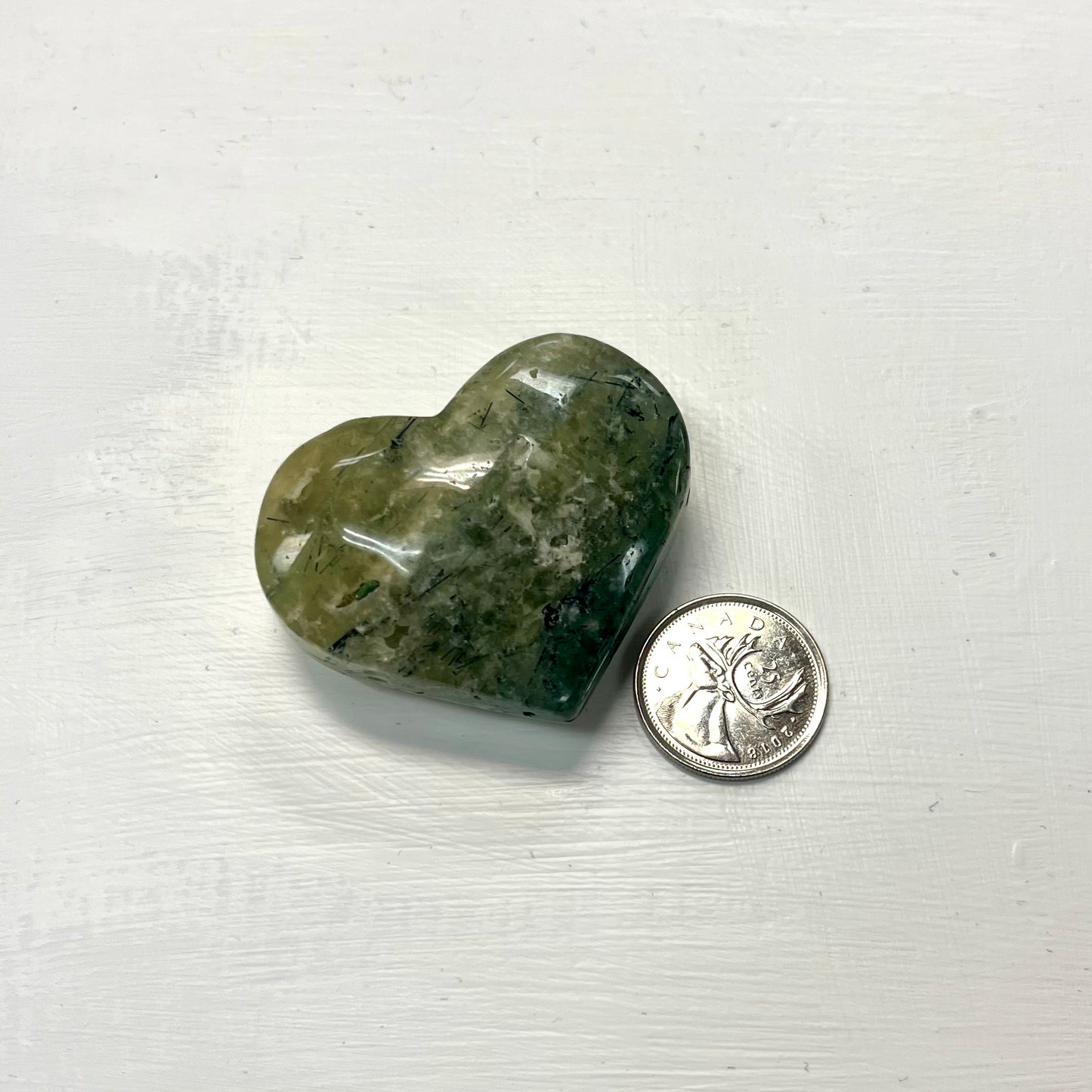 Prehnite Heart