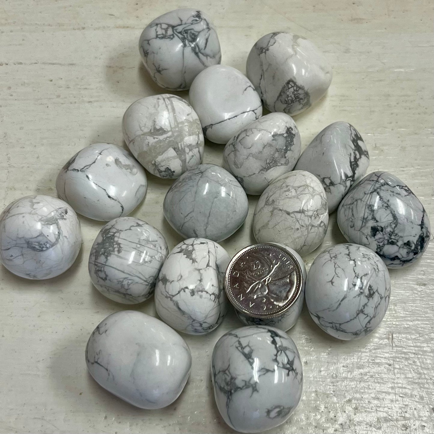Tumbled Medium Howlite