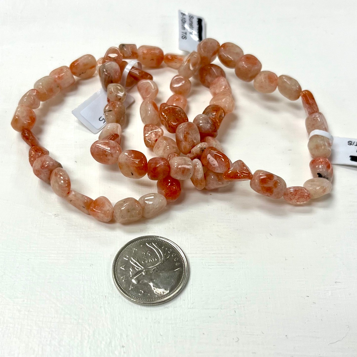 Sunstone Nugget Bracelet 8-10mm