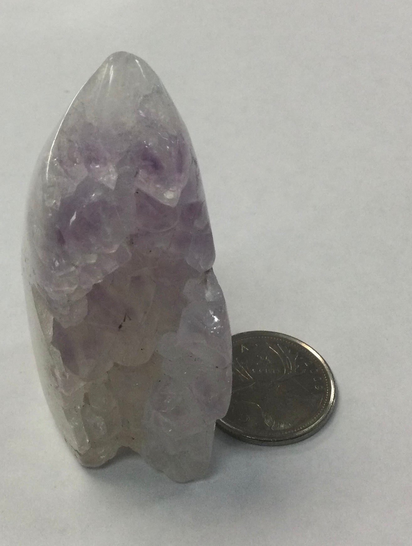 Pink Amethyst Semi Polished Freeform Cluster