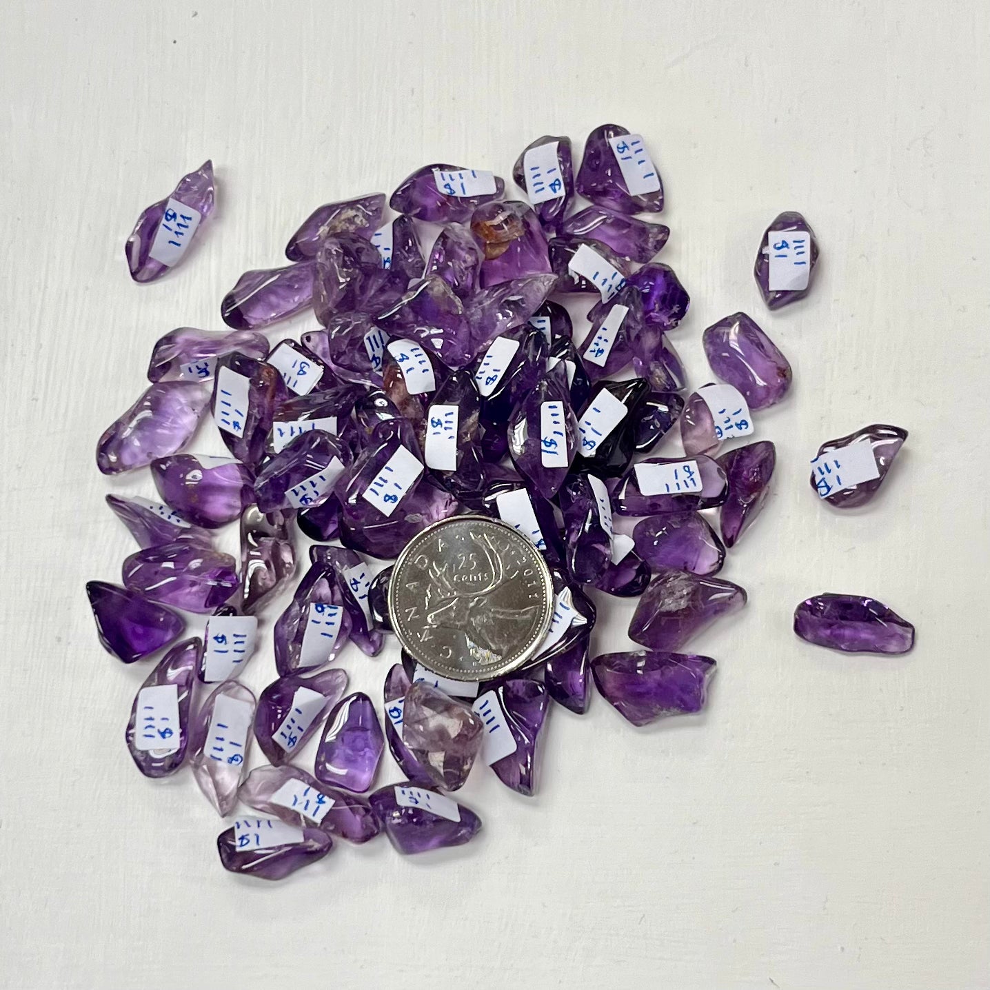 Tiny Semi-Polished Amethyst