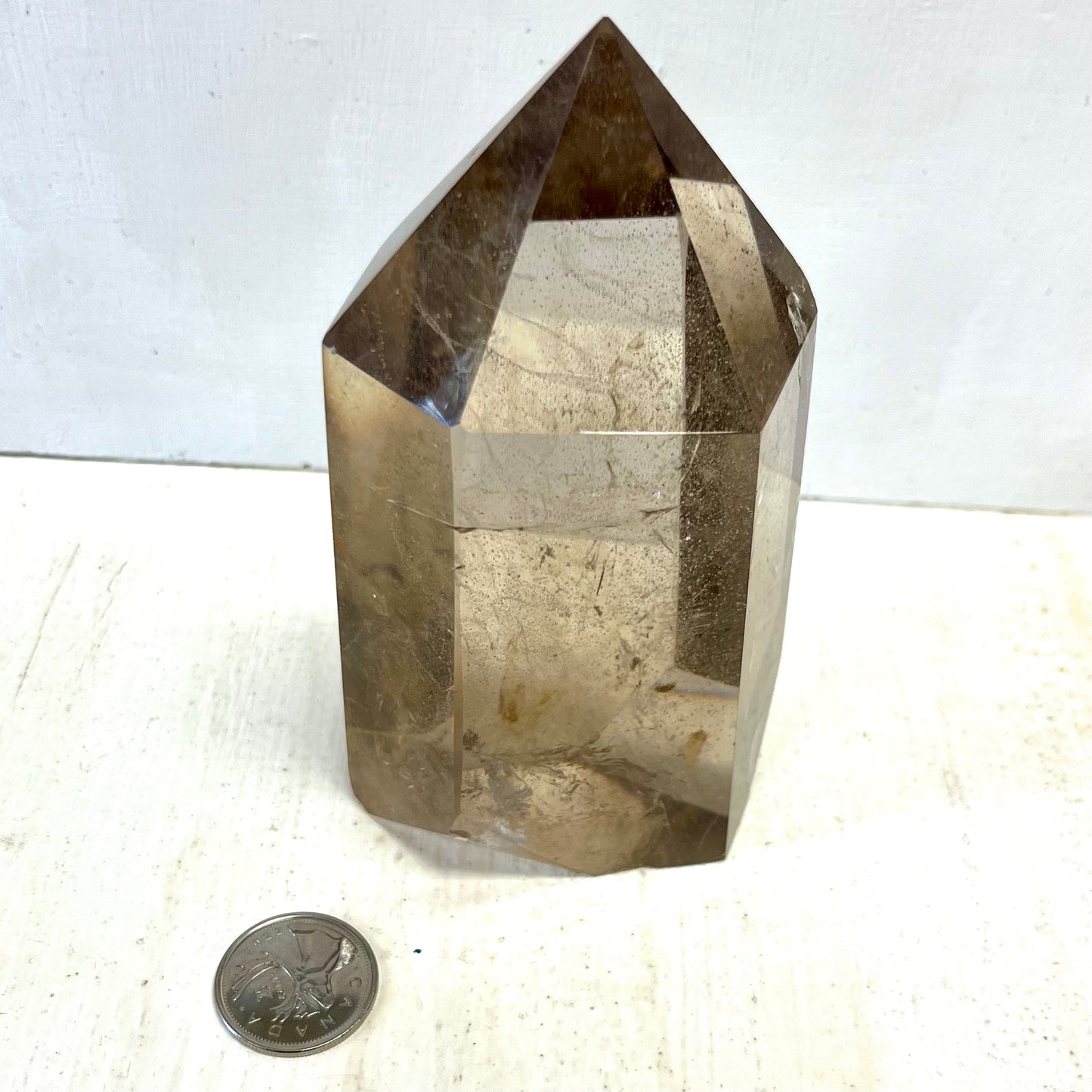 Large Smoky Citrine Point 652g