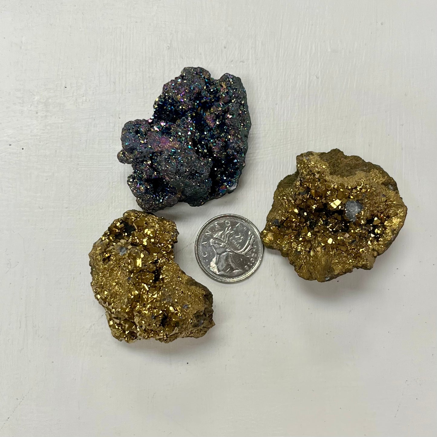 Aura Quartz Geode Clusters (Assorted Colours) *no box
