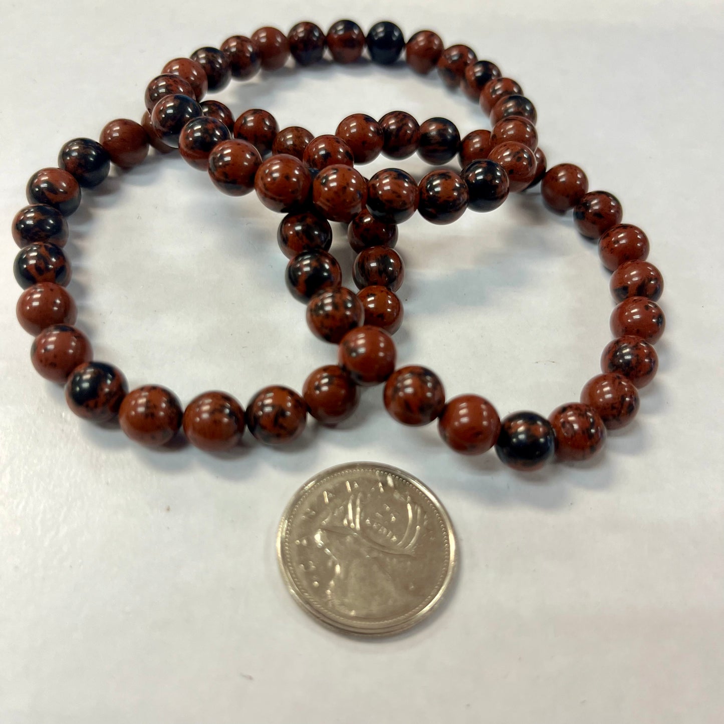 Mahogany Obsidian Bracelet 8mm