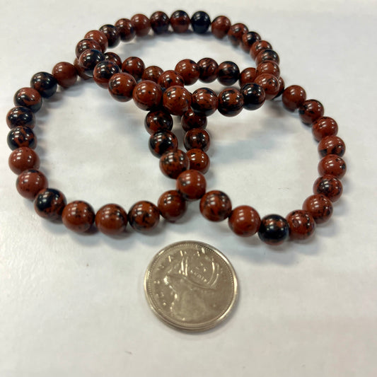 Mahogany Obsidian Bracelet 8mm