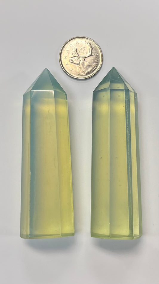 Opalite Points (Transparent Glass) 3.5"H
