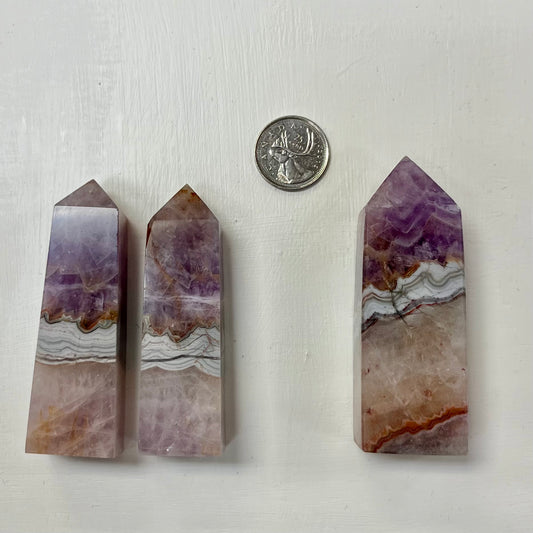 Amethyst Agate Points