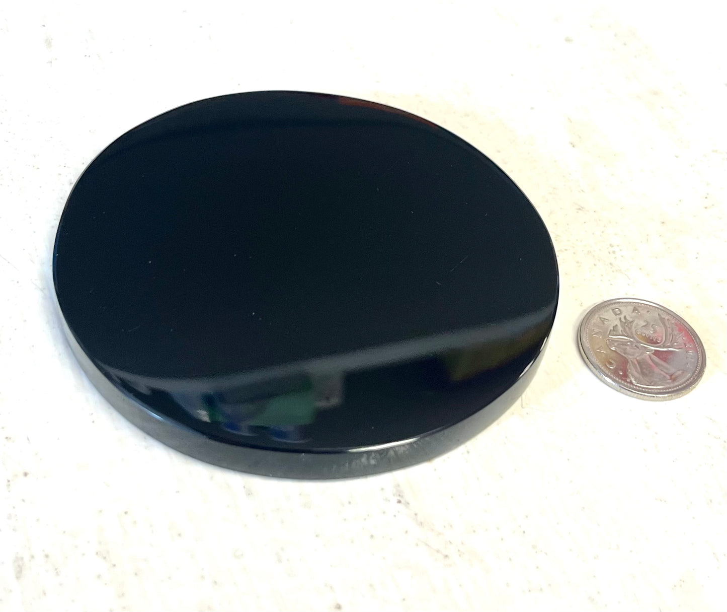 4" Obsidian Scrying Mirror