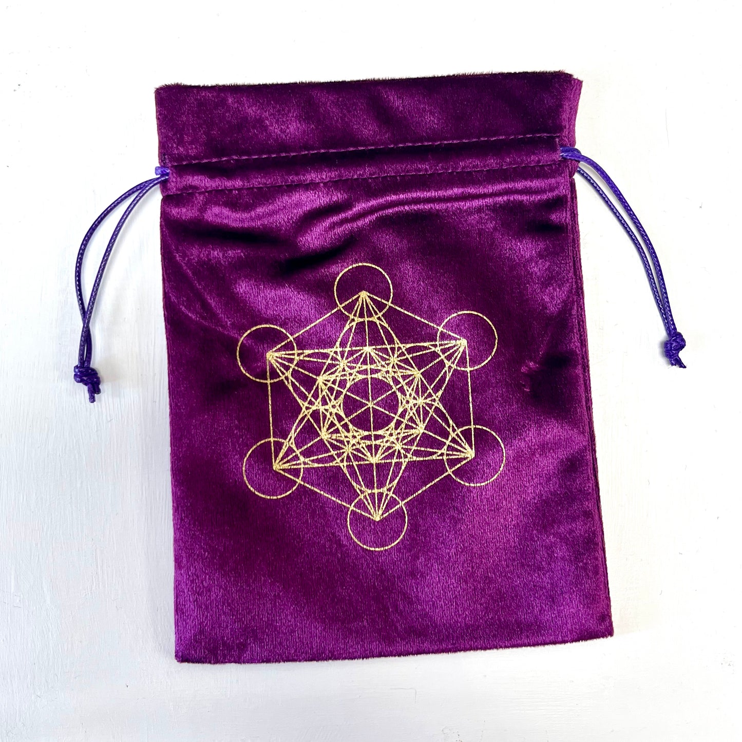 Purple Velvet Tarot Storage Bag