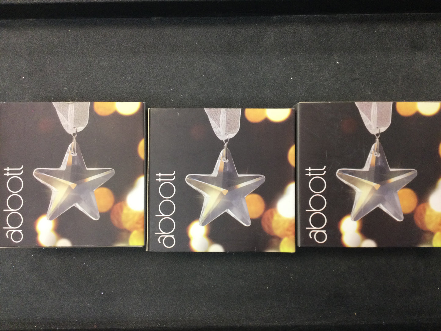 Glass Crystal Star Ornament