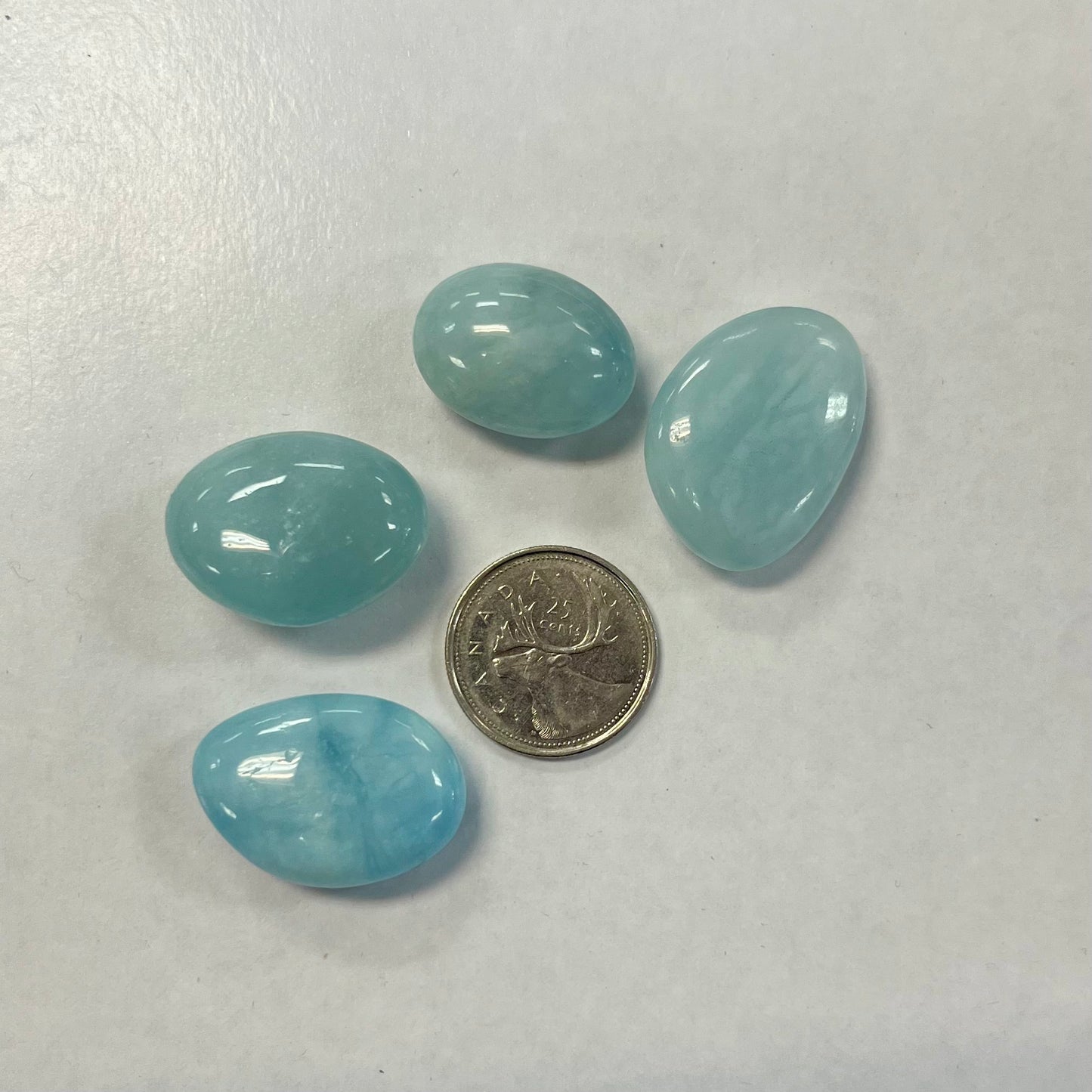 High Grade Tumbled Aquamarine