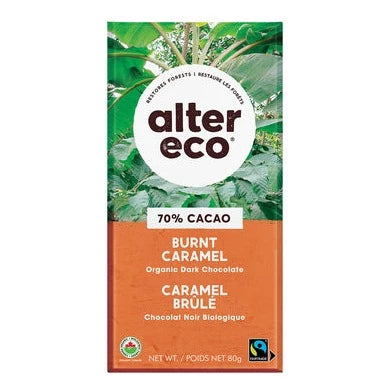 Alter Eco Burnt Caramel Dark Chocolate Bar