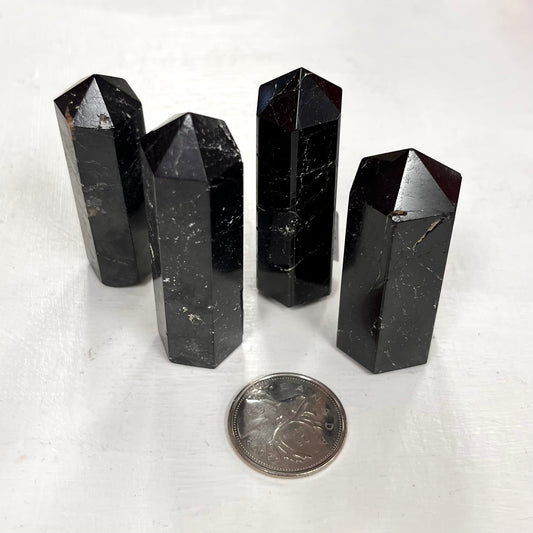 Small Black Tourmaline Points ~2-2.5"