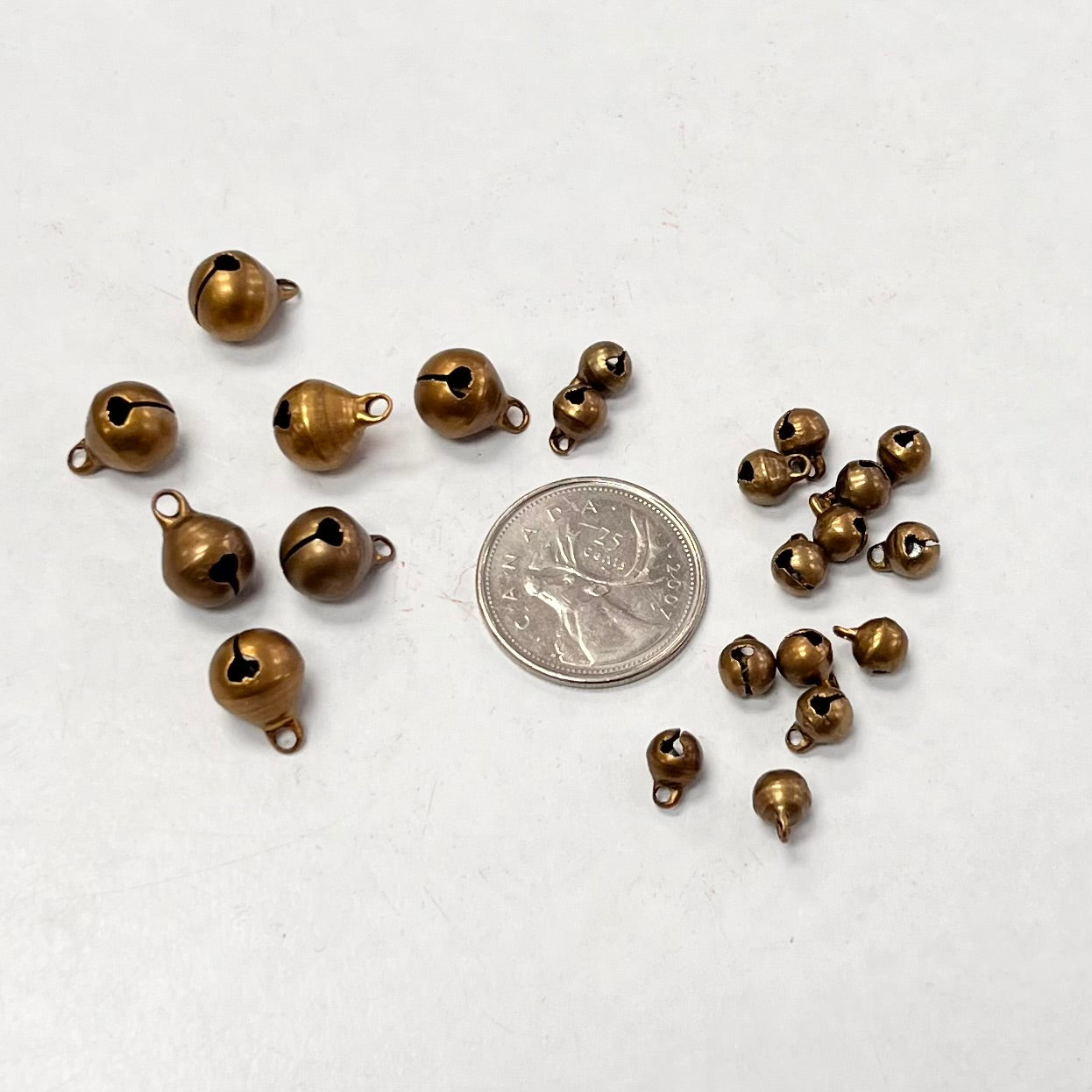 Small Bell Bead Charms