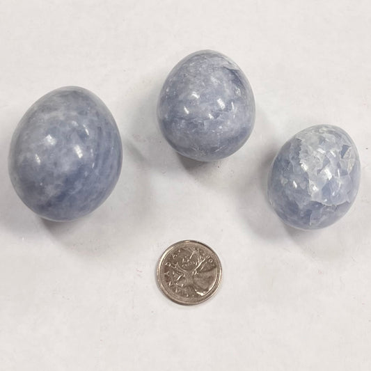 Blue Calcite Eggs