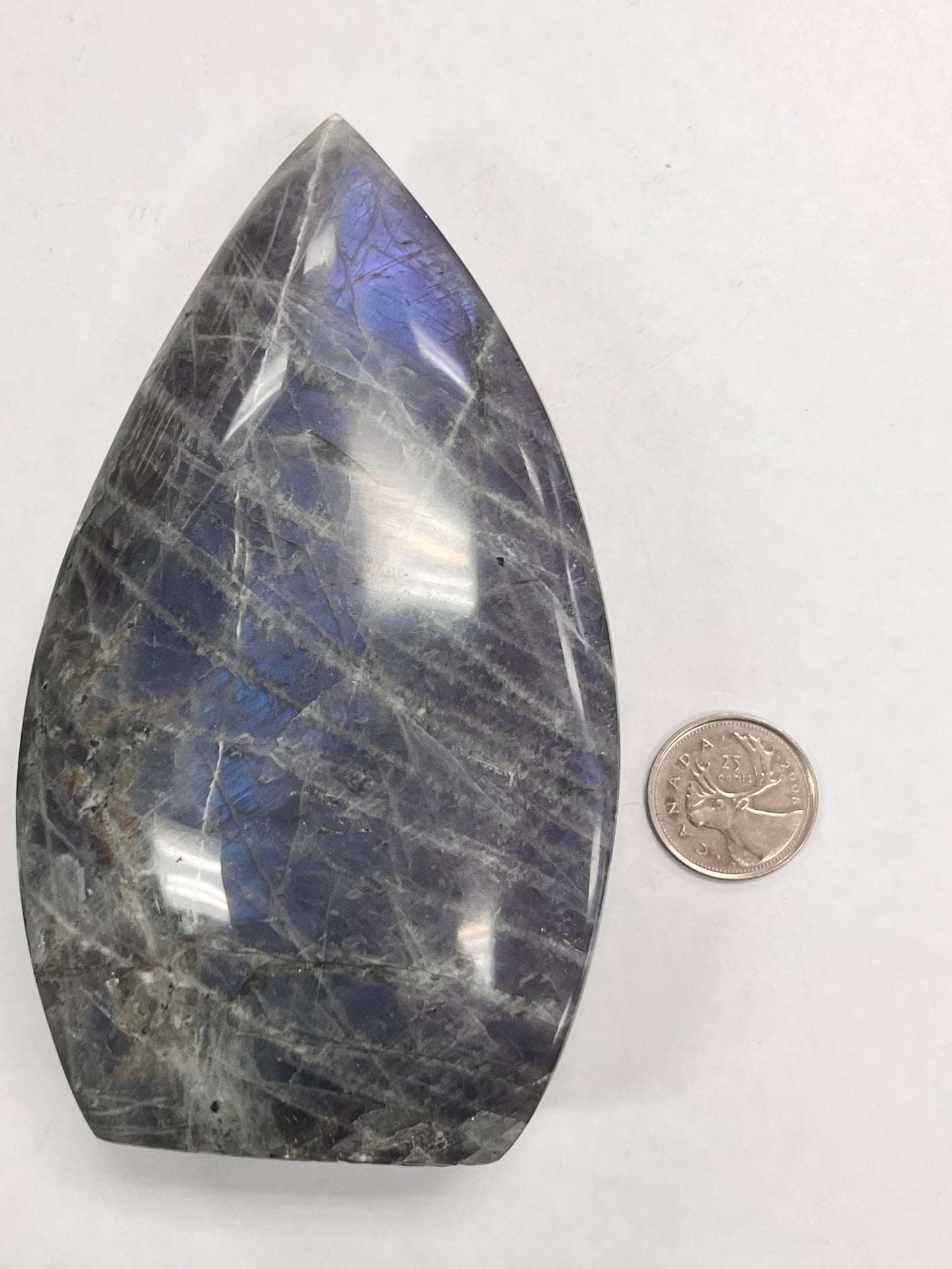 6" Multi-Fire Labradorite Flame