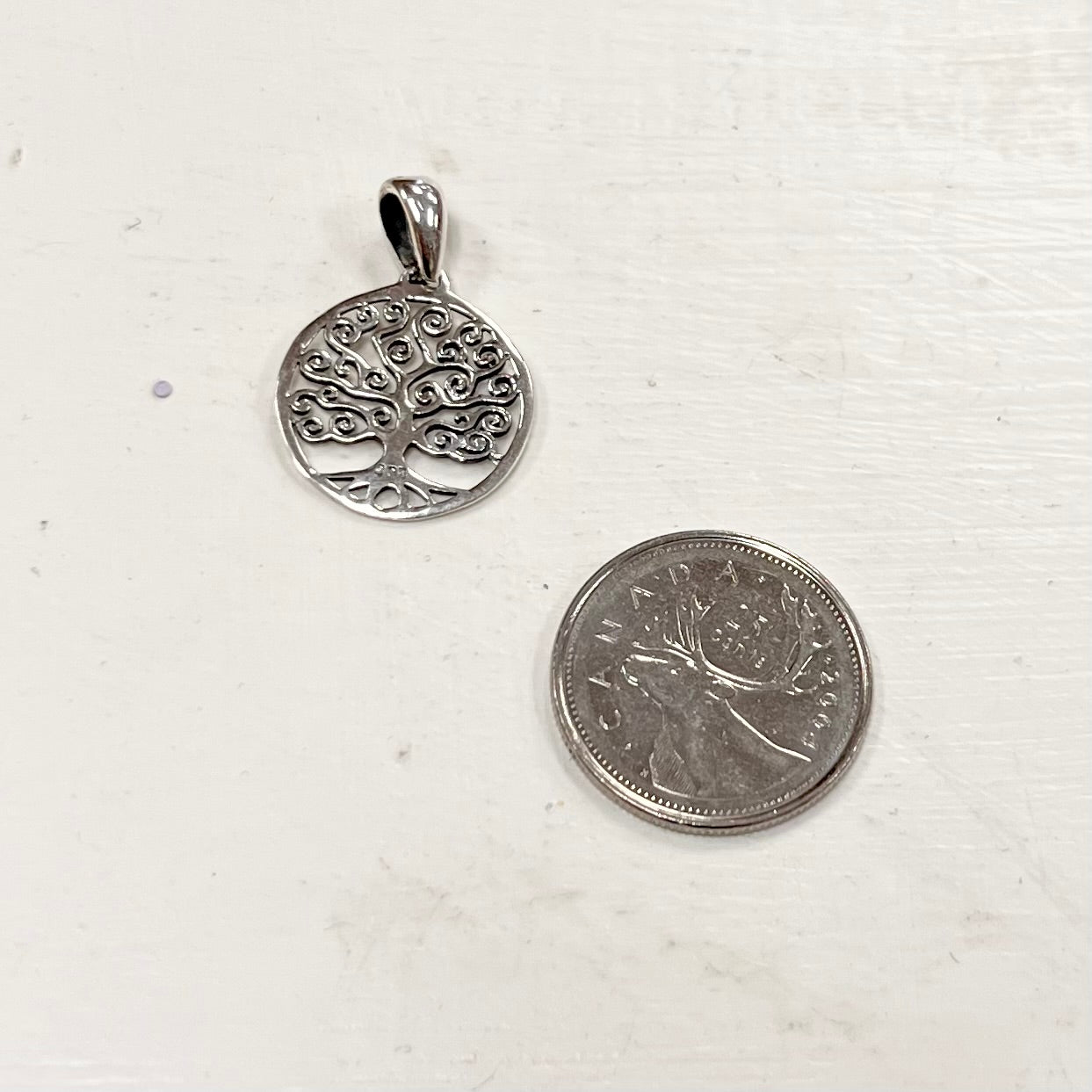 20mm Silver Tree of Life Pendant